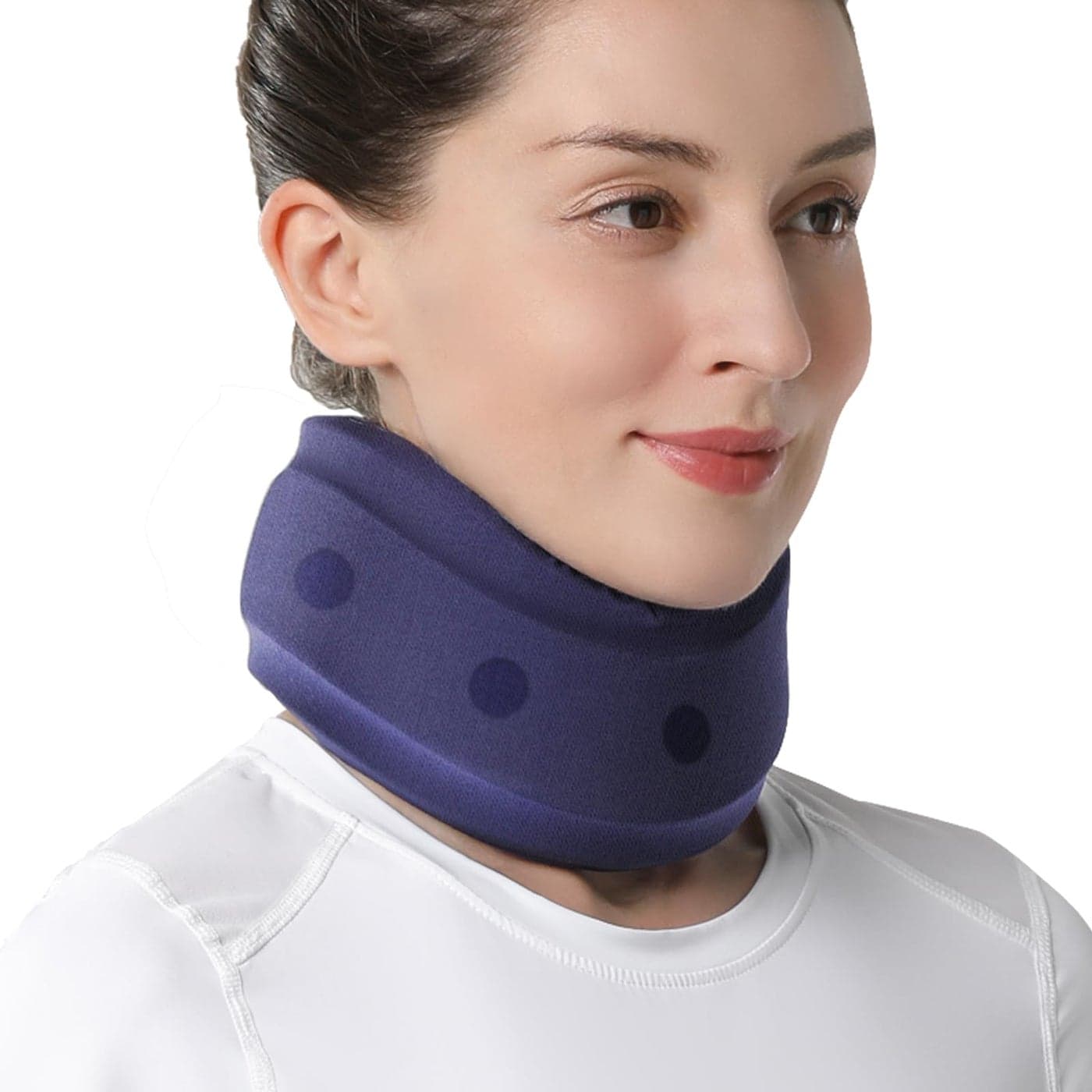 Velpeau Neck Brace for Neck Pain and Support Soft Cervical Collar for Sleeping Snoozing Sleeping Upright AntiSnoring Sleep Apnea for Women Men Blue Enhanced Version XL 1651874