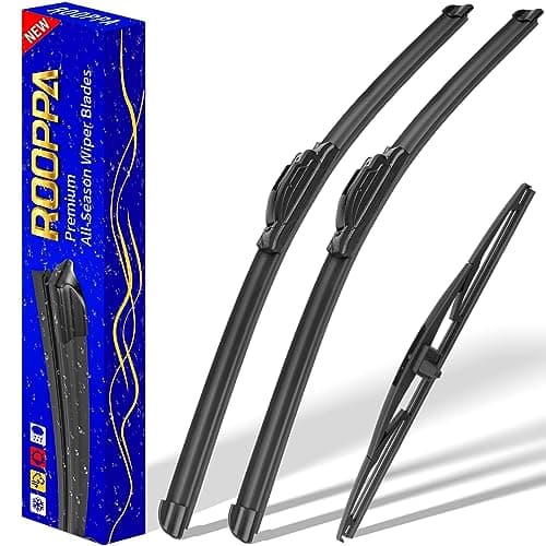 3 wipers Replacement for 2009-2015 Honda pilot, Windshield Wiper Blades Original Equipment Replacement - 22"/21"/14" (Set of 3) U/J HOOK