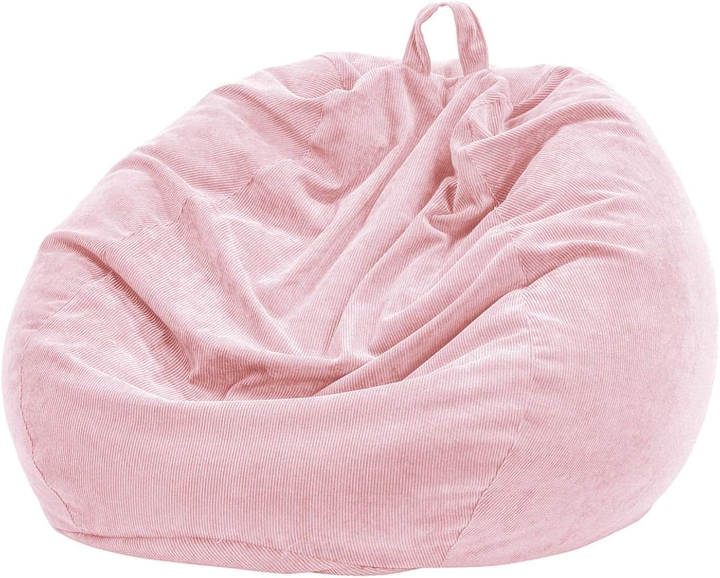 Nobildonna 3 ft Bean Bag Chair Cover No Filler 3543 Large Stuffed Animal Storage Bean Bag Washable Big Beanbag Chair Cover Premium Corduroy Stuffable Bean Bag Cover for AdultsKidsPink 300L