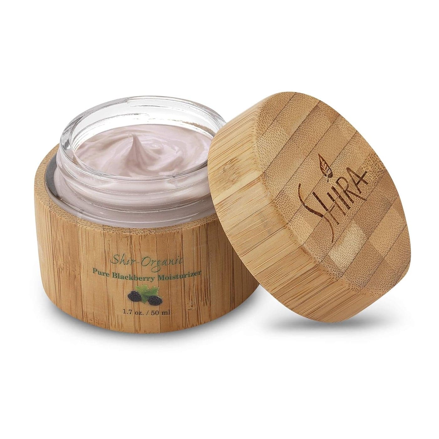 ShirOrganic Pure Blackberry Moisturizer Helps Fight Against Free Radicals Smooth Even Texture Regenerates the Skin for Normal to Dry Sensitive Skin Type50ml