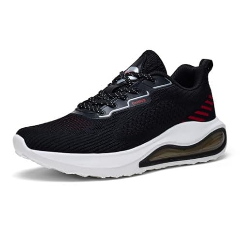 Campus Men's Pivot BLK/RED Running Shoes - 10UK/India 1 Pair