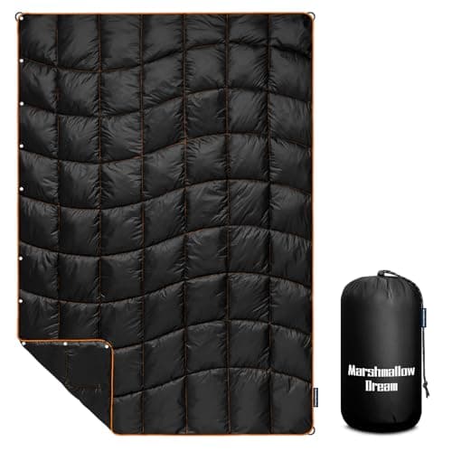 marshmallow dream Camping Blanket, Puffy Blanket Lightweight Windproof Water Resistant for Outdoors,Hiking, Backpacking,Beach,Car,Picnic,Stadium