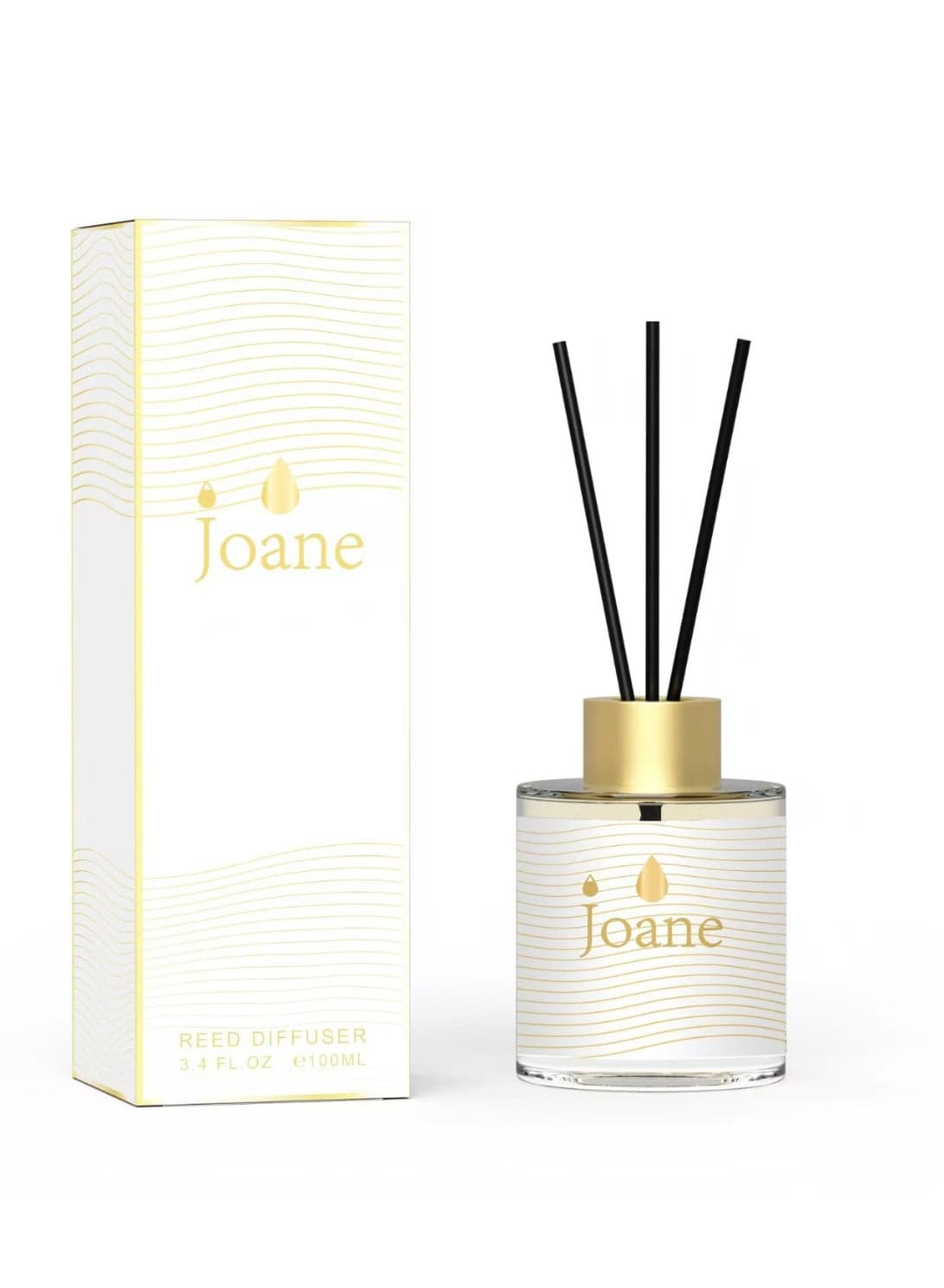 Fragrance Reed Diffuser 120ml - Long-lasting Room Fragrance - Includes 3 Reeds