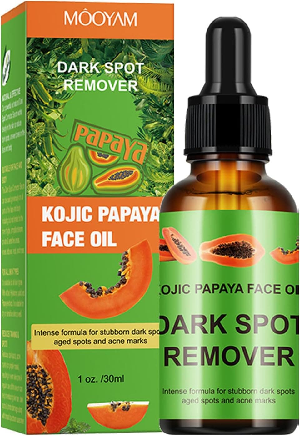 Papaya Kojic Acid Serum Dark Spot Remover Facial Serum Hydrating Brightening Serum for Face and Body Anti Aging Nourish Hydrate Dull Dry Skin Reduces Fine Lines Wrinkles and Dark Spot