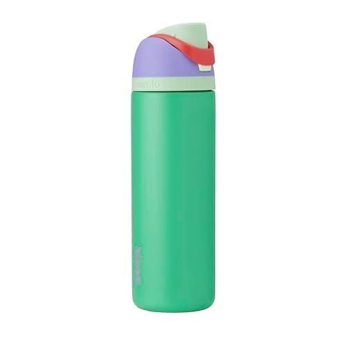 Owala Disney Princess FreeSip Insulated Stainless Steel Water Bottle with Straw for Sports and Travel, BPA-Free Sports Water Bottle, 24 oz, Ariel