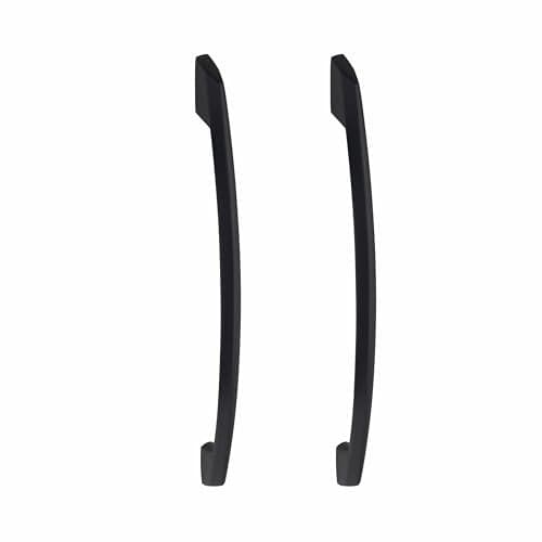 Atom 12.2 inch Zinc Pull Handle | Black Matt Finish | Long Door Handle for Cabinet & Drawer | Furniture Bar 545 | Pack of 2