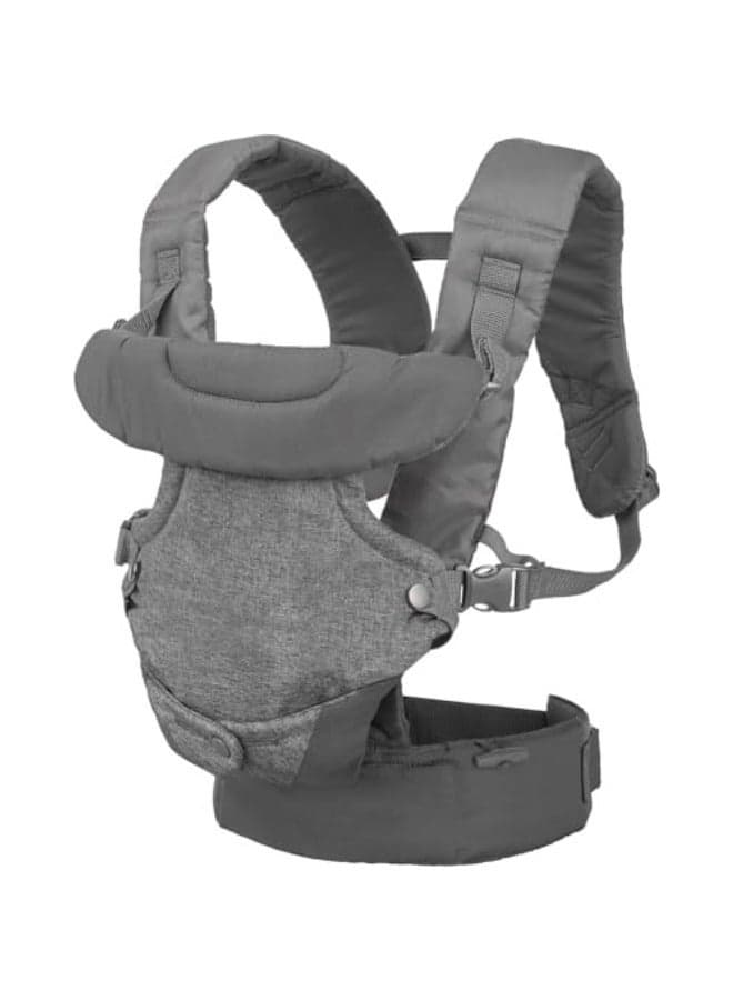 Flip Advanced 4-in-1 Carrier: Ergonomic, convertible, capable of carrying older children weighing 3.5 to 14.5kg both face-in and face-out on the front and back