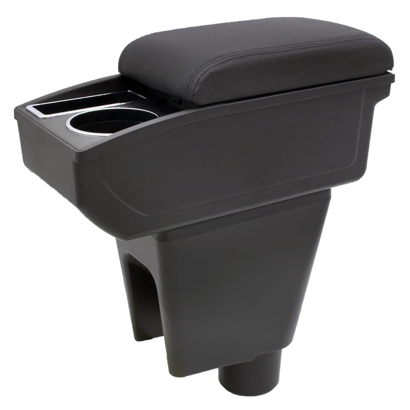 YJYWZH Car Armrest Box for Chevy Chevrolet Spark 20102015 Auto Accessories Center Console Leather Arm Rest DoubleLayer Storage Space with Cup Holder Black Thread