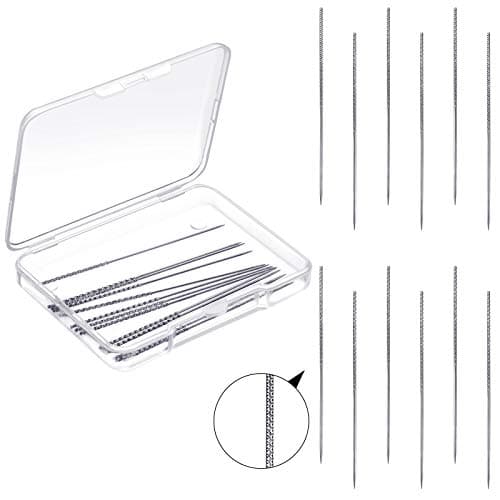 WILLBOND 12 Pieces Snag Nab It Tools 236 Inches Snag Repair Needle Tool Woven and Knits Sewing Stitching Needle Tools for Knitted Woven Cloth Garments DrapesSliver236 Inches