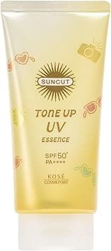 Kose SUNCUT Tone Up UV Essence Lemon Yellow 80g SPF50PA