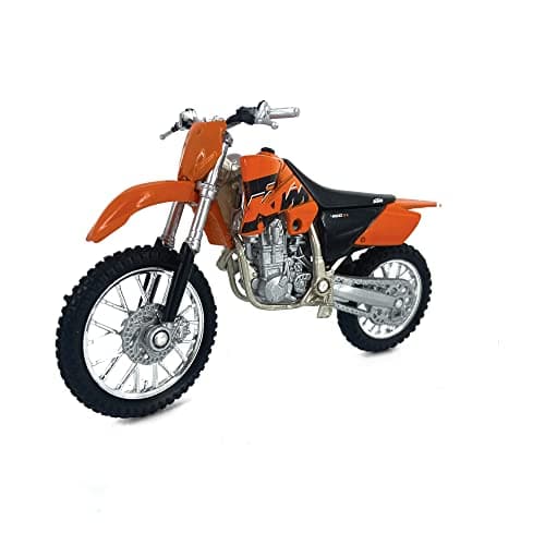 Welly Die Cast Motorcycle Orange KTM 450 SX Racing 118 Scale for Unisex Adult