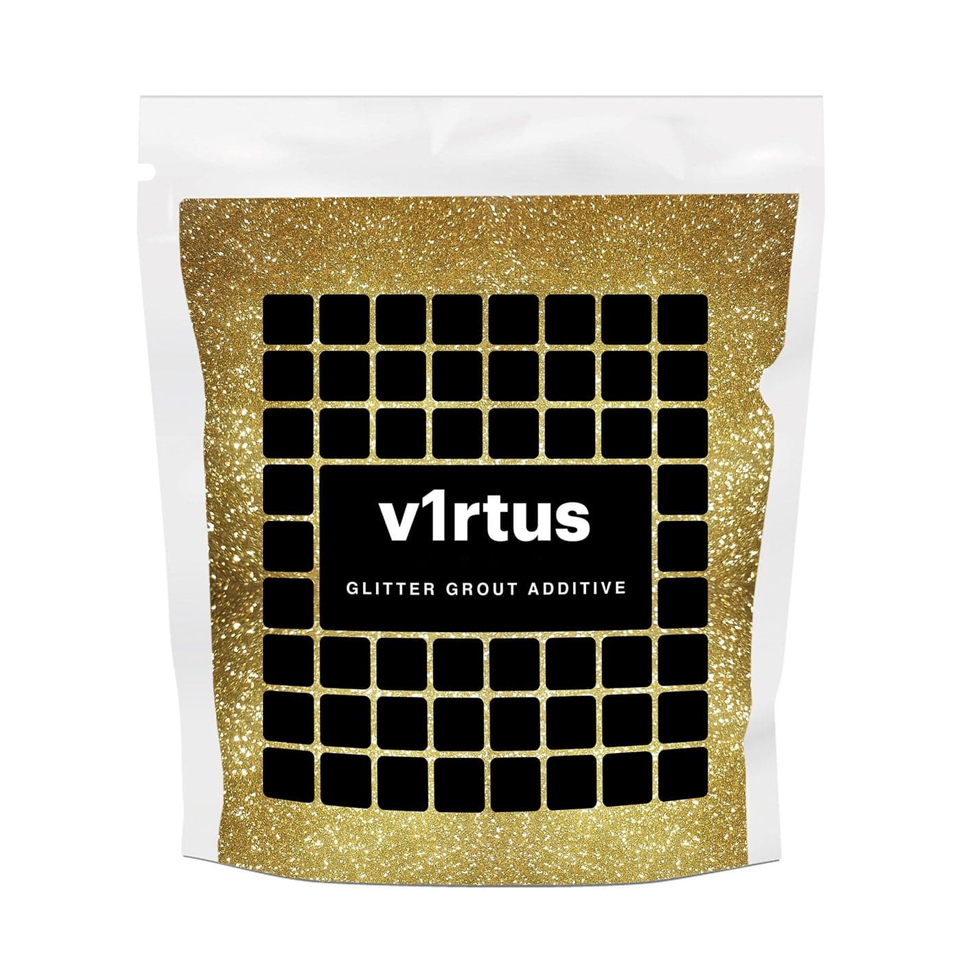 v1rtus Glitter Grout Additive 100g Gold for Mosaic Tiles Bathrooms Wet Rooms Kitchens Tiled Based Rooms and Cement Based Grouts