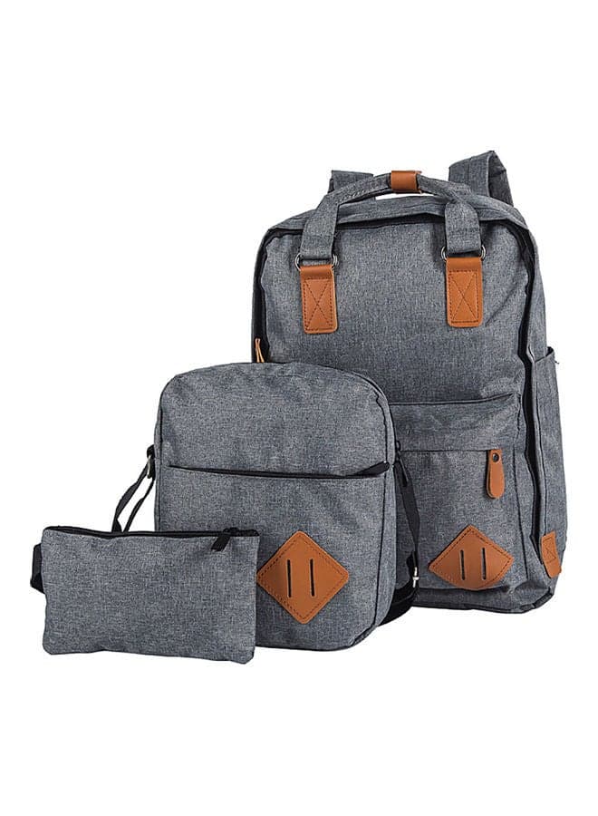 3pcs multifunctional backpacks Grey