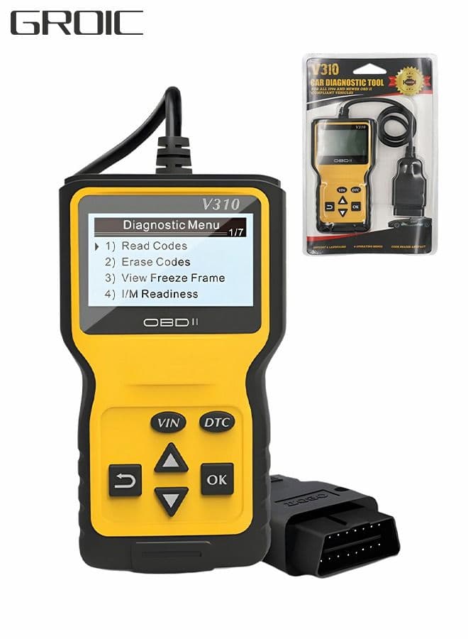 Car OBD2 Scanner Code Reader,Professional Auto Engine Fault Read/Clear Scanner,CAN Diagnostic Scan Tool,Automobile Repair Tools