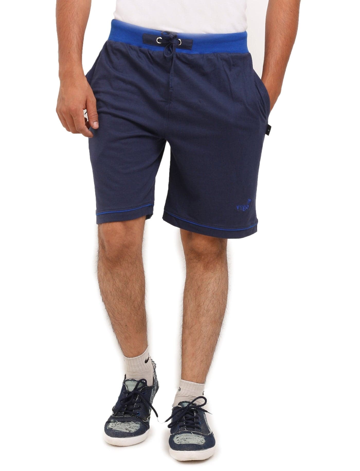 VEGO. Men's Bermuda Shorts (HS-888-INKBLUE-42_Ink Blue_42)