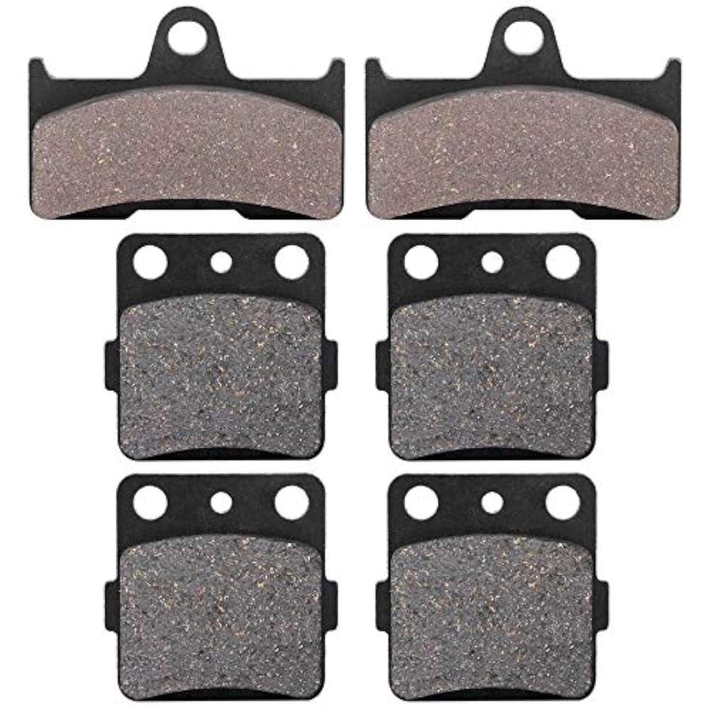 Complete Front and Rear Brake Pad Set for Yamaha 660 Grizzly 20022008 Models