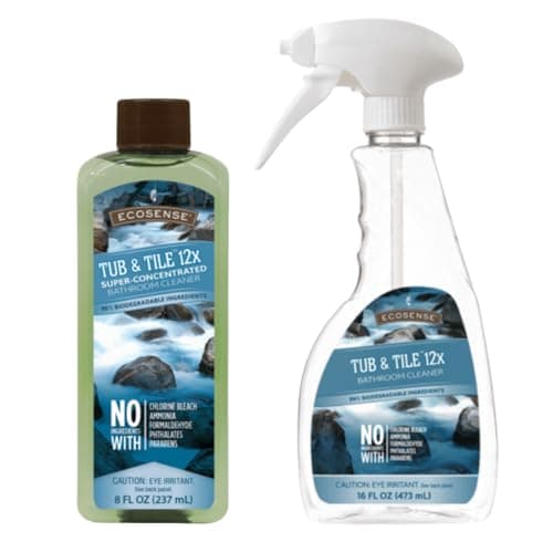 Melaleuca Tub & Tile 12x Bathroom Cleaner – 8 fl. oz. | Super-Concentrated, Plant-Based Formula with Spray Bottle Included