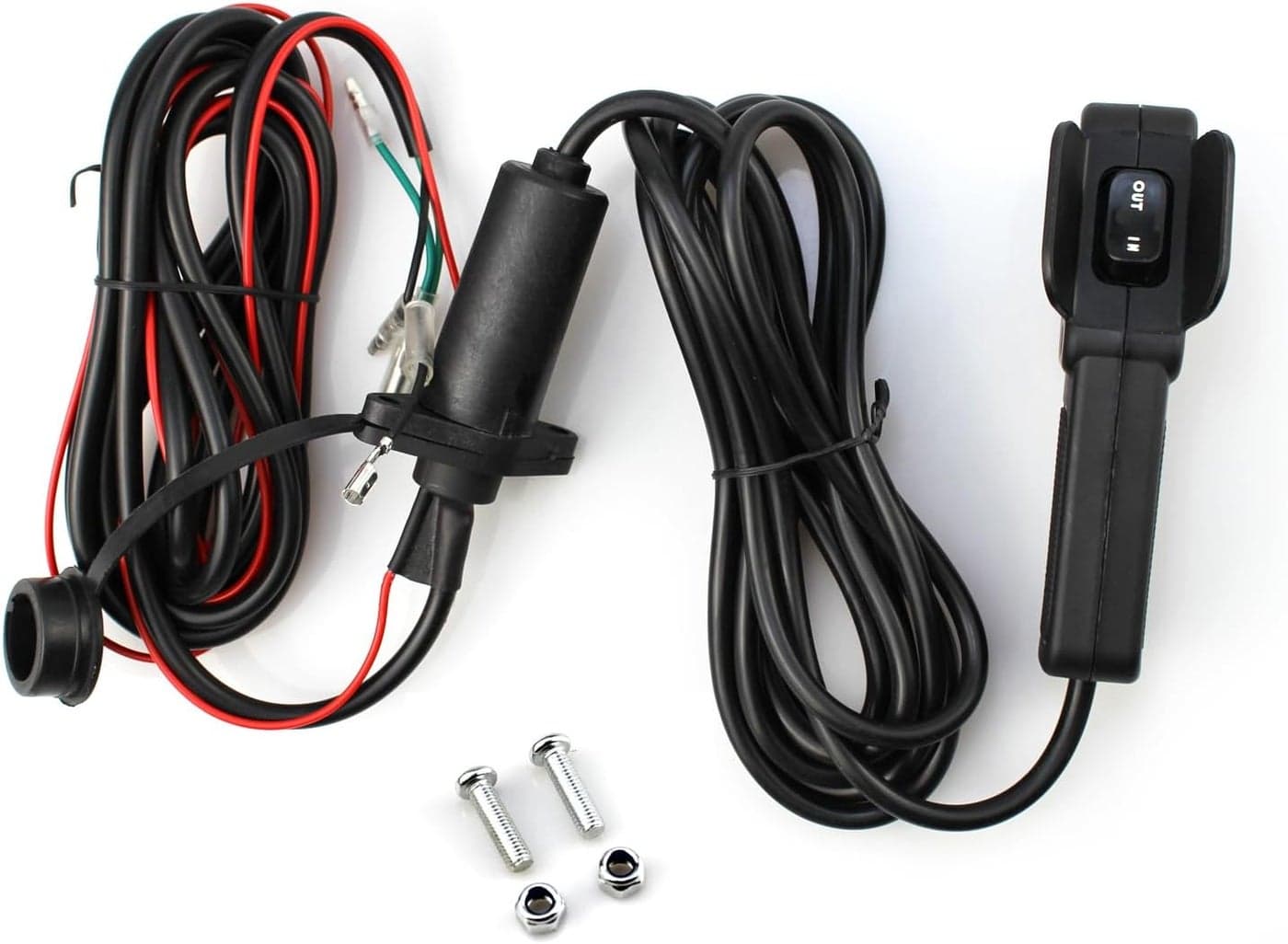 ANP PUAUTO 12V Winch Corded Hand Controller Remote Control Kit for ATV UTV