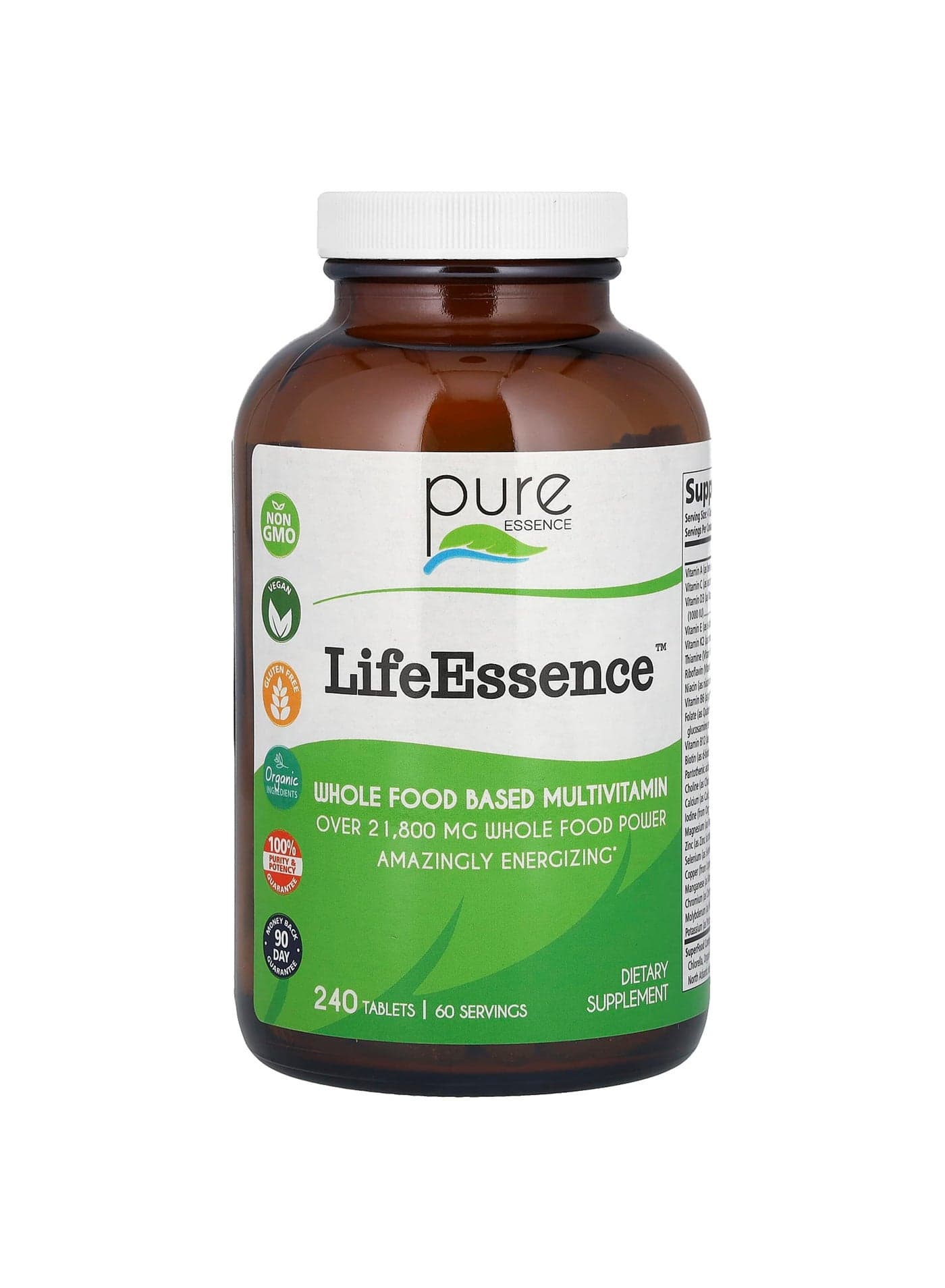 LifeEssence, Whole Food Based Multivitamin, 240 Tablets