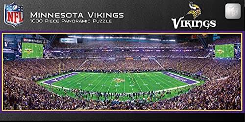 MasterPieces NFL Minnesota Vikings Stadium Panoramic Jigsaw Puzzle 1000 Pieces