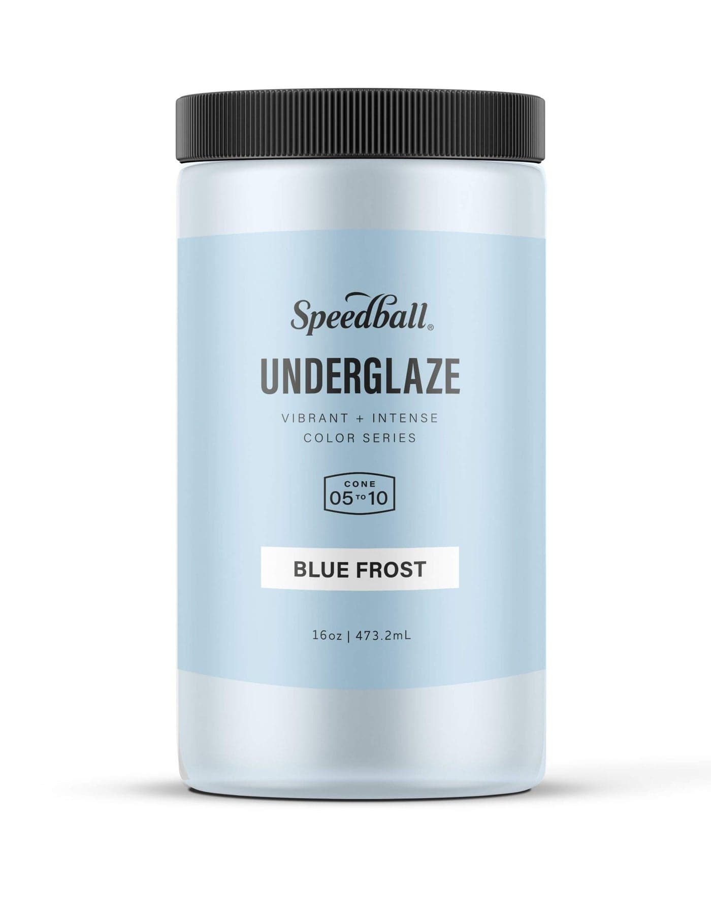 Speedball Underglaze Blue Frost 16 oz Made in USA LeadFree Color Glaze for Pottery and Ceramics Wide Firing Range Cone 0510 Food Safe
