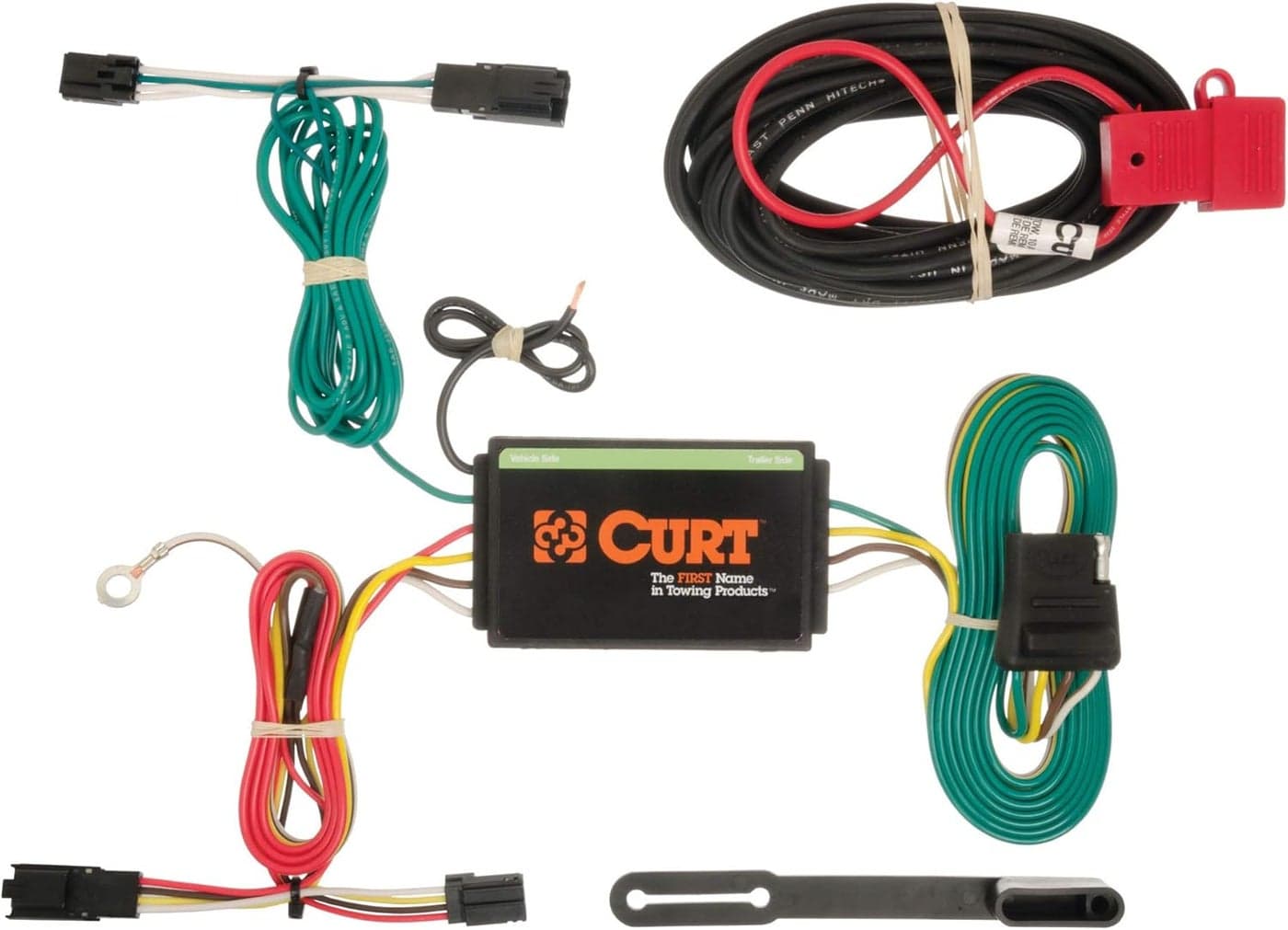 CURT 56176 Vehicle-Side Custom 4-Pin Trailer Wiring Harness