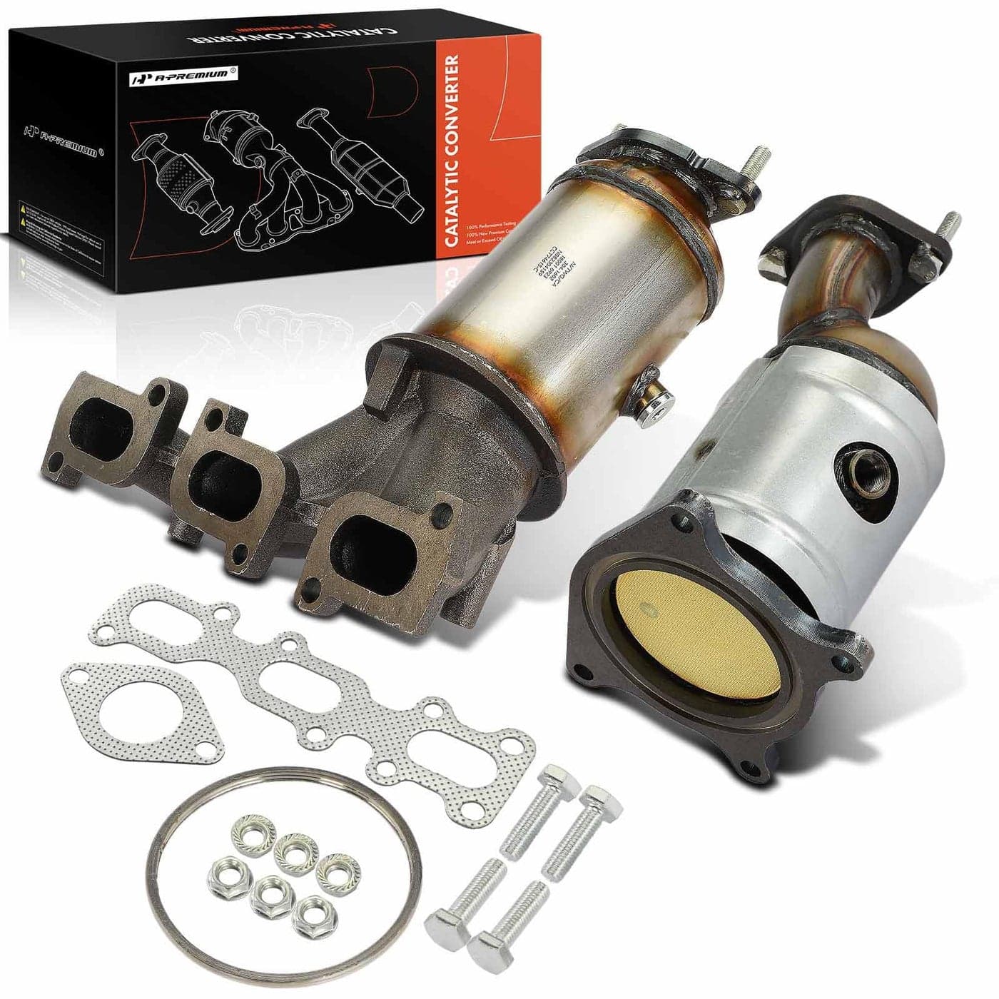 APremium Exhaust Manifold Catalytic Converter with Gasket Kit DirectFit Compatible with Ford Explorer 20112012 Edge 20112014 Lincoln MKX 20112015 35L 37L EPA Compliant