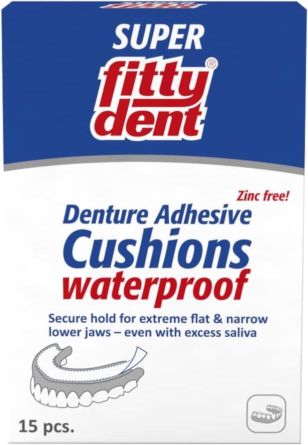 Secure Denture Adhesive Strips 15 pack
