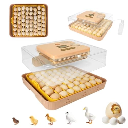 Nest IV - 56 Egg Incubator for Breeders, Fully Automated, Accurate Humidity & Temp Control, Flexible Spacing, Chick Separator, Custom Incubation Days, Auto Turning & Auto Stop, Easy Monitoring