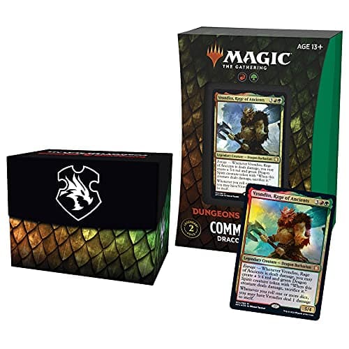 Magic The Gathering Adventures in The Forgotten Realms Commander Deck Draconic Rage RedGreen