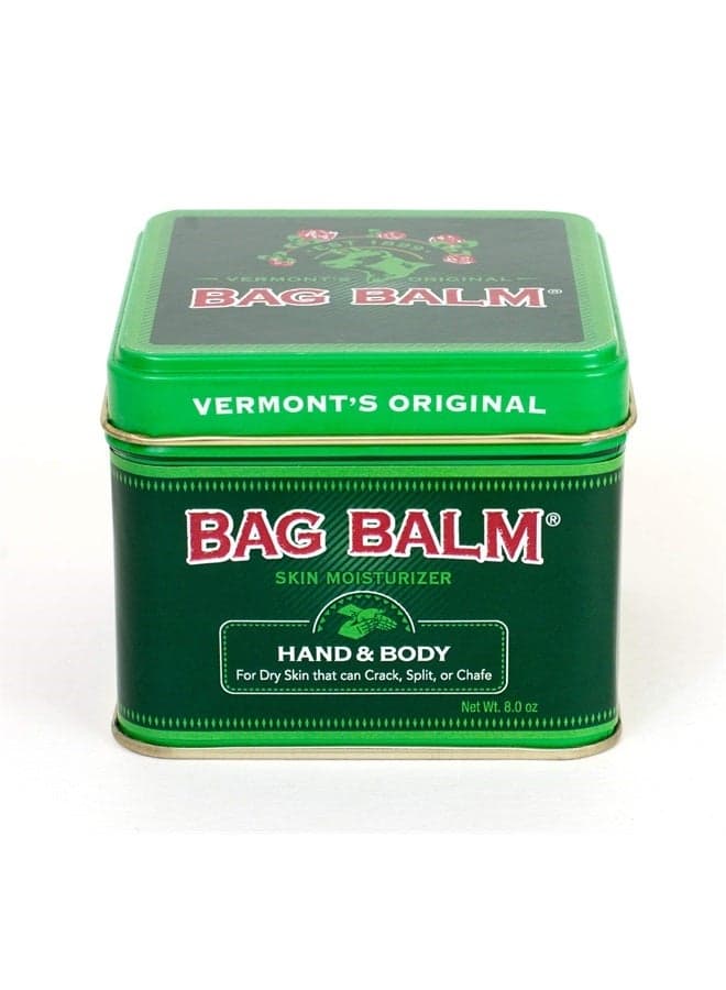 Vermont's Original Bag Balm for Dry Chapped Skin Conditions 8 Ounce Tin