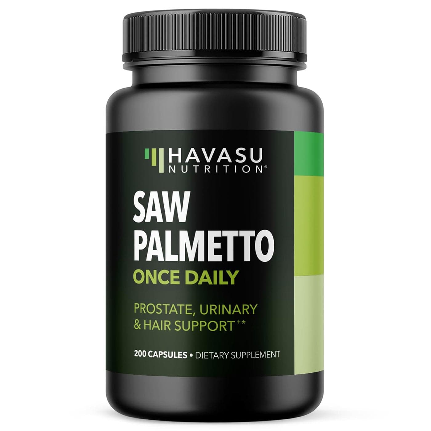Saw Palmetto for Men Prostate Health Supplement to Promote Urinary Tract Function 500mg Per Serving 200 Count DHT Blocker Hair Vitamin Vegan NonGMO Capsules Over 6 Month Supply