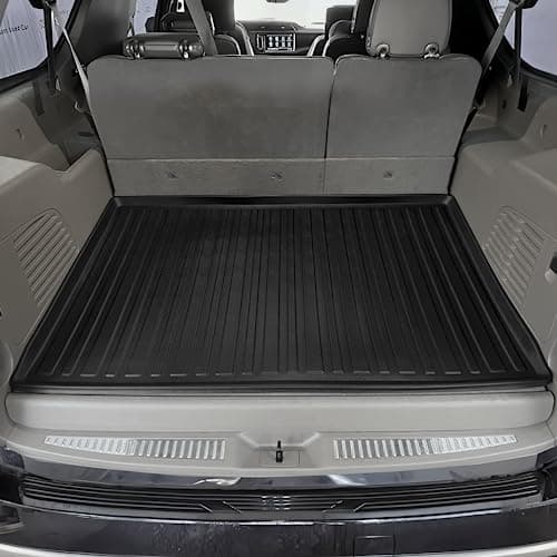 Premium Cargo Liner for GMC Yukon XL Denali 20212025 100 Protection Custom Fit Car Trunk Mat AllSeason Black Cargo Mat 3D Shaped Laser Measured Trunk Liners for Cadillac Escalade ESV