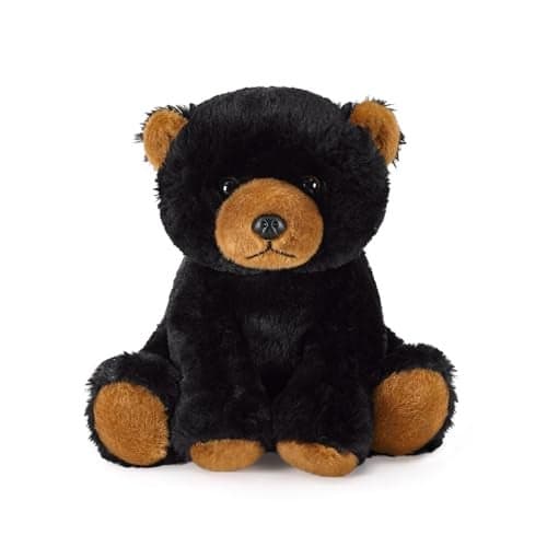 Ditucu Black Bear Stuffed Animal 8 inch Cute Realistic Plush Toys Ultra Soft Plushies Gifts for Kids