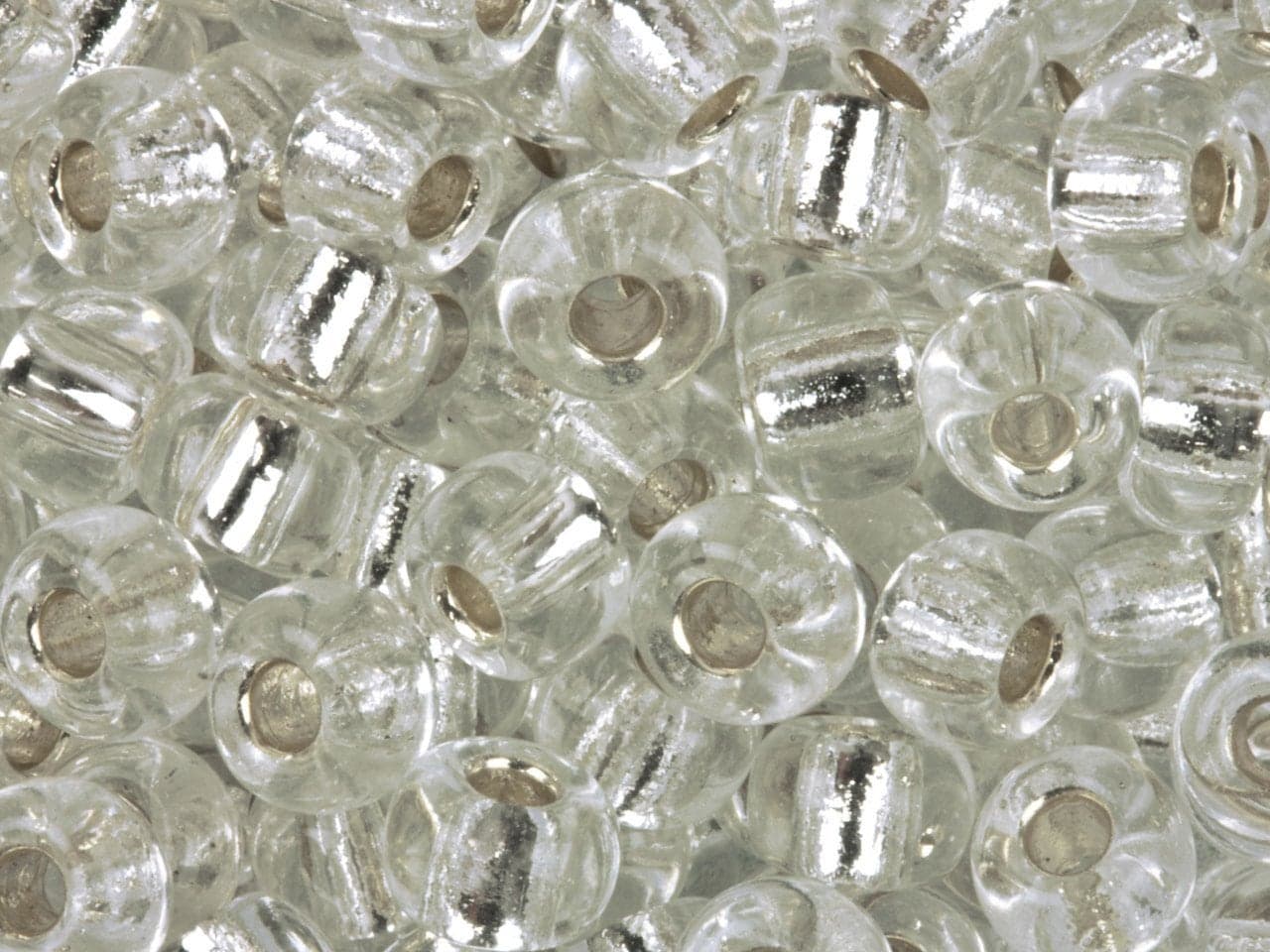 Miyuki Round Seed Bead Size 60 20gTube Silver Lined Crystal