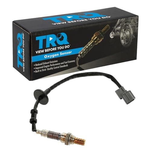 TRQ O2 Oxygen Sensor 4 Wire NarrowBand Downstream Bank 1 Sensor 2 Compatible with 19962001 Acura Integra L4 18L 19982000 Honda Civic L4 16L 16 Valve VTEC 19972001 Honda CRV L4 20L
