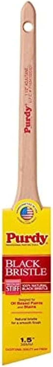 112 Purdy 144024015 Adjutant Angled Sash Paint Brush Black China Bristle