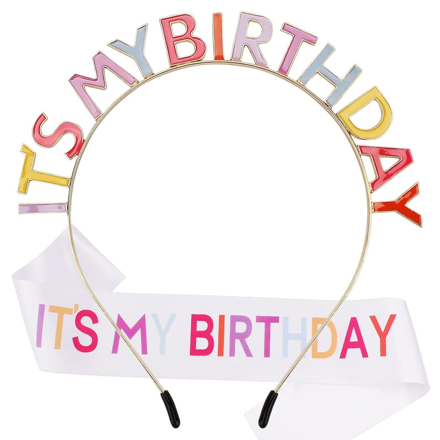 Birthday Crown for Women ITS MY BIRTHDAY Headband Metal Adjustable Party Headband Ideal Gift for Birthday Princess Themed Party Decorations Women Girls Ladies Sisters Female Friends