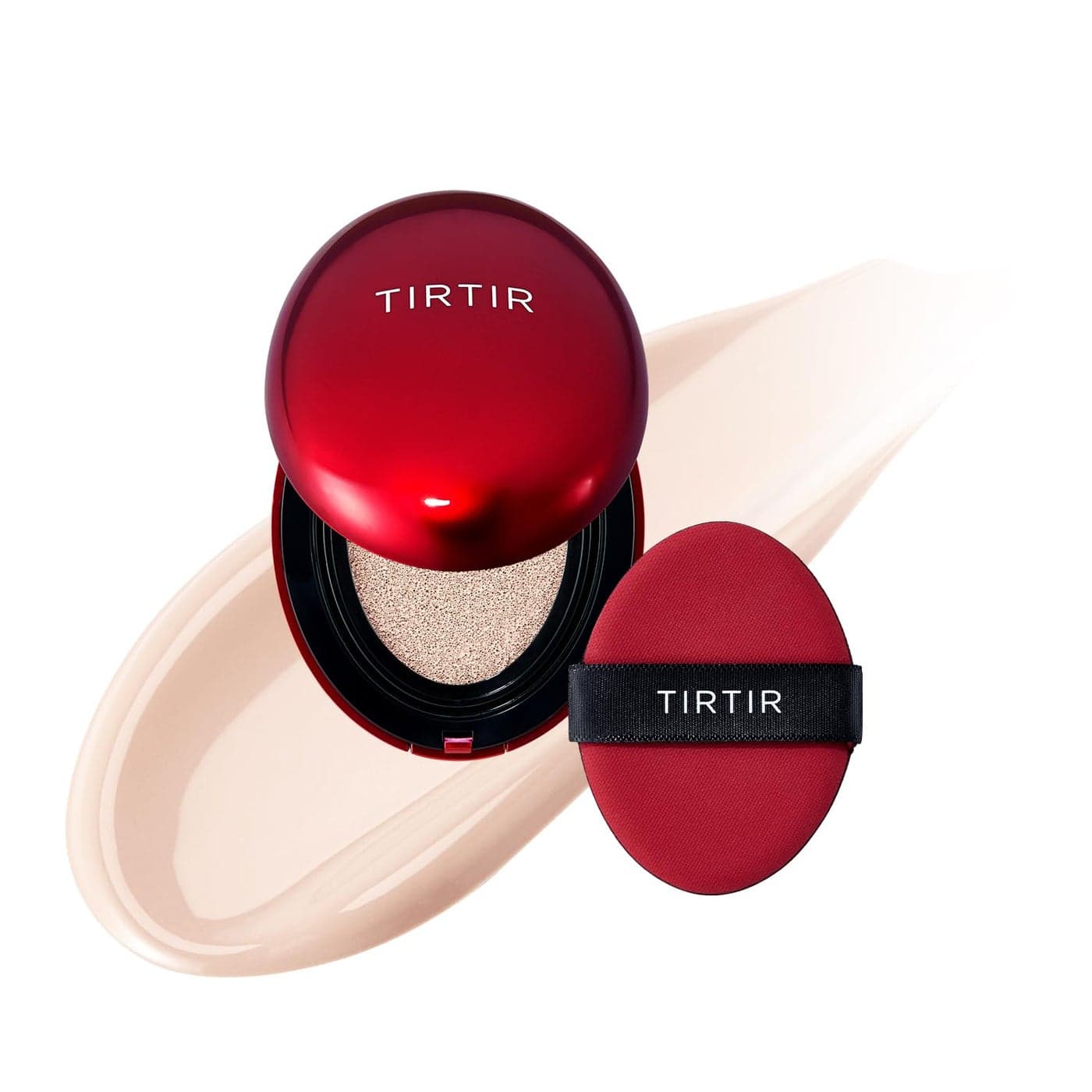 Mini Size TIRTIR Mask Fit Red Cushion Foundation Full coverage Weightless Skin fit Satin Glow Finish Korean Makeup beauty Tattoo cover up Buildable 13C Fair 015 Fl Oz