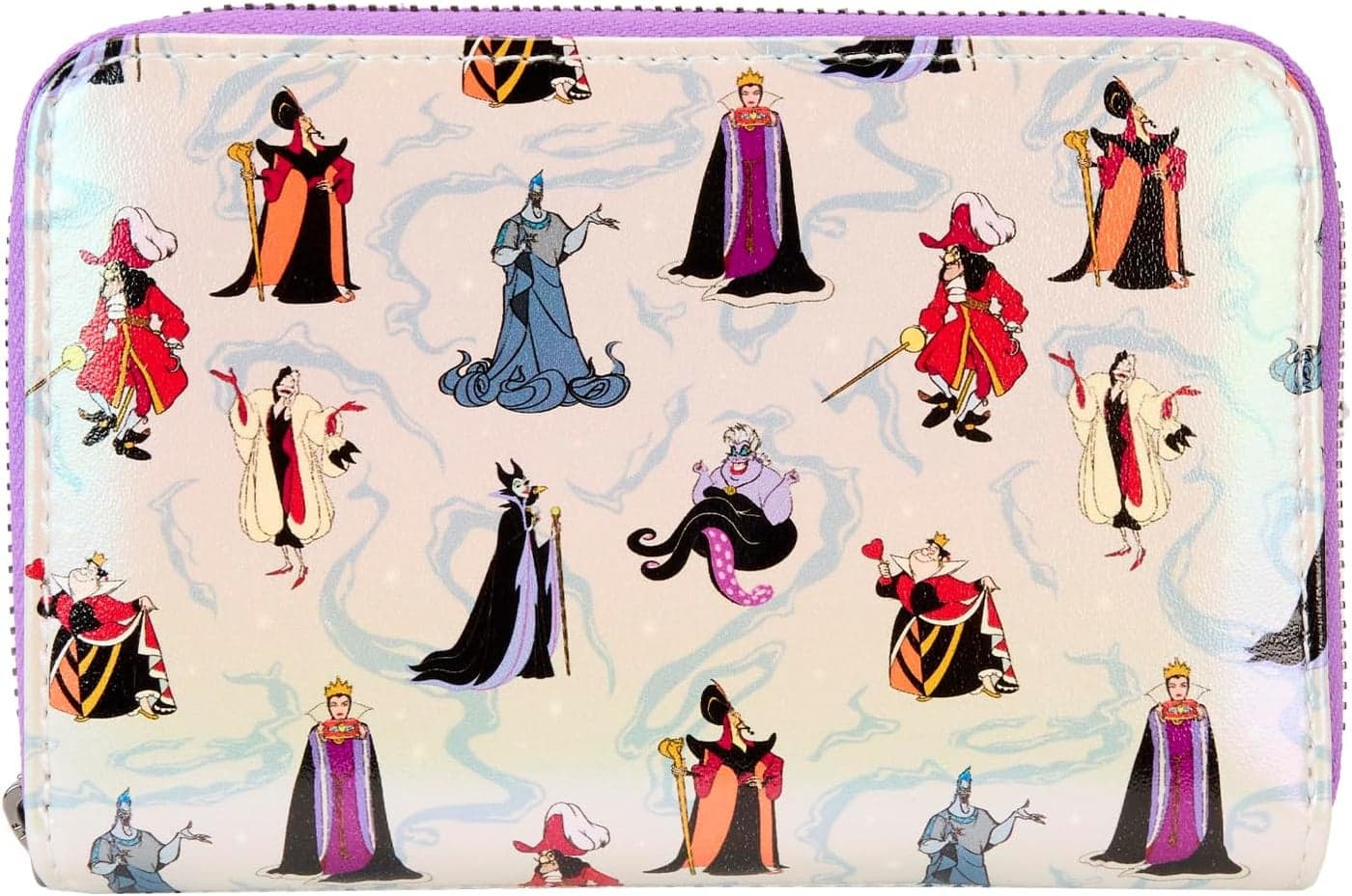 Loungefly Disney Villains Iridescent Zip Around Wallet