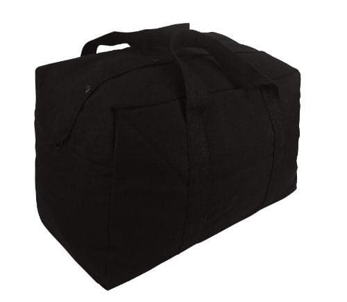 Rothco Canvas Parachute Cargo Bag Extra Large Duffle Bag 75L Black