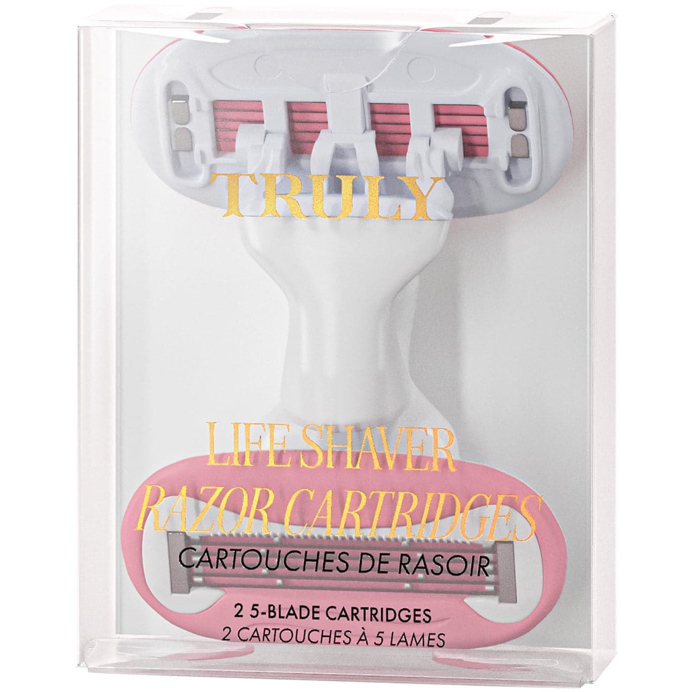 Truly Beauty Magnetic Razor Heads 2pk DoubleBladed Refill Cartridges for Silky Smooth Shave Pivoting Head wGel Bars for Comfort LongLasting SnapIn Design Fits Signature Razor Handle