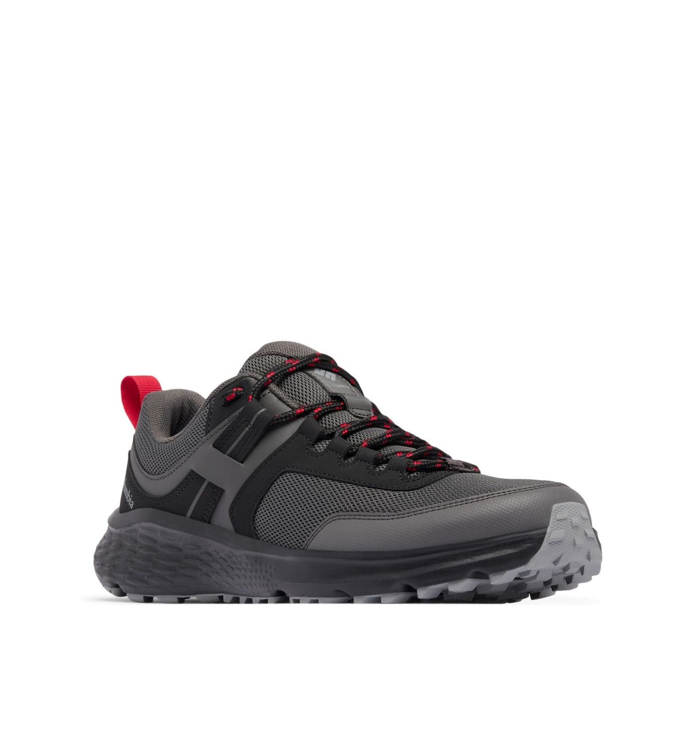 Columbia Mens Konos Low Dark GreyMountain Red 7