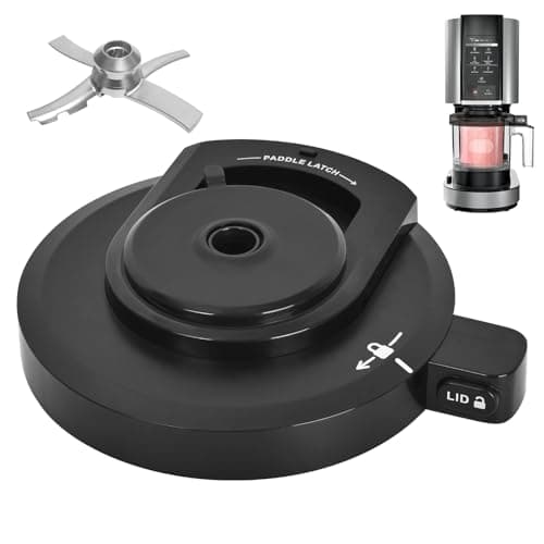 NC301 Outer Bowl Lid and Paddle, Outer Bowl Replacement Lid Creami Replacement Parts Compatible with NC299AMZ/NC301/NC300 Series