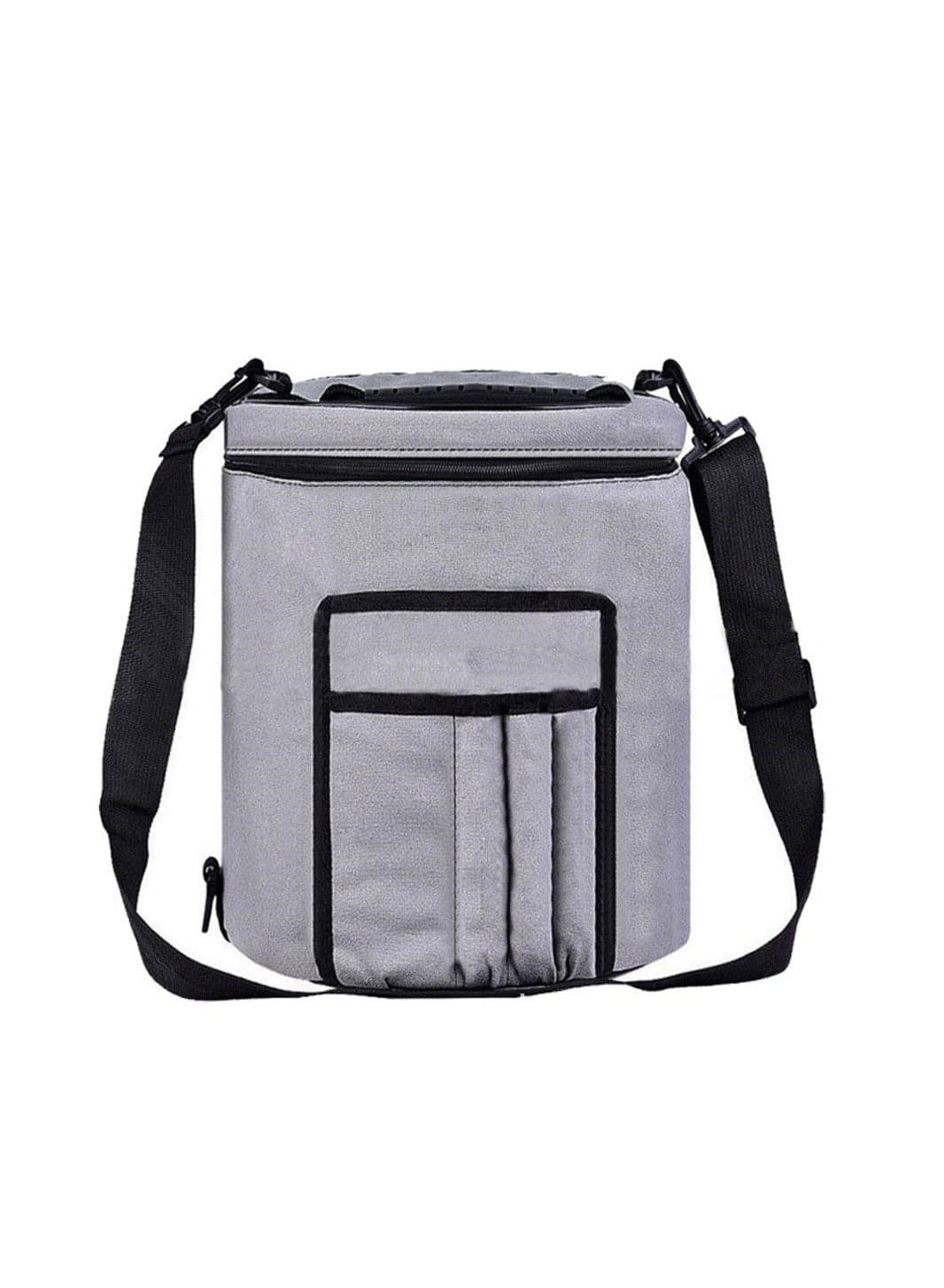 Portable Knitting Bag with Adjustable Strap MultiFunctional Yarn Organizer Tote for Projects Needles Hooks and Accessories