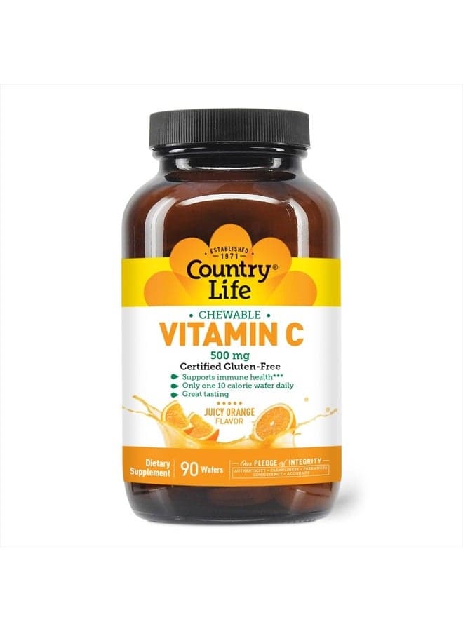 Vitamin C Wafer 500 mg, 90 wafers