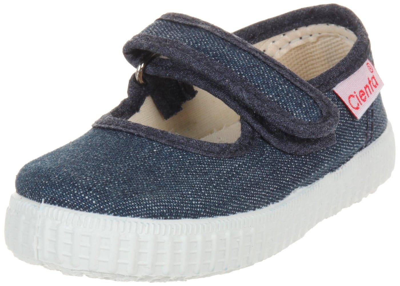 Cienta girls Mary Jane Shoe, Denim, 26 M EU / 9 M US Toddler
