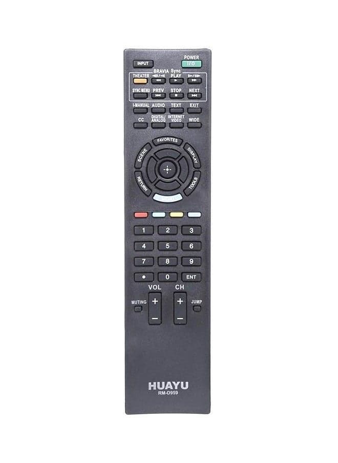 Remote Control For Sony LCD/LED TV Black