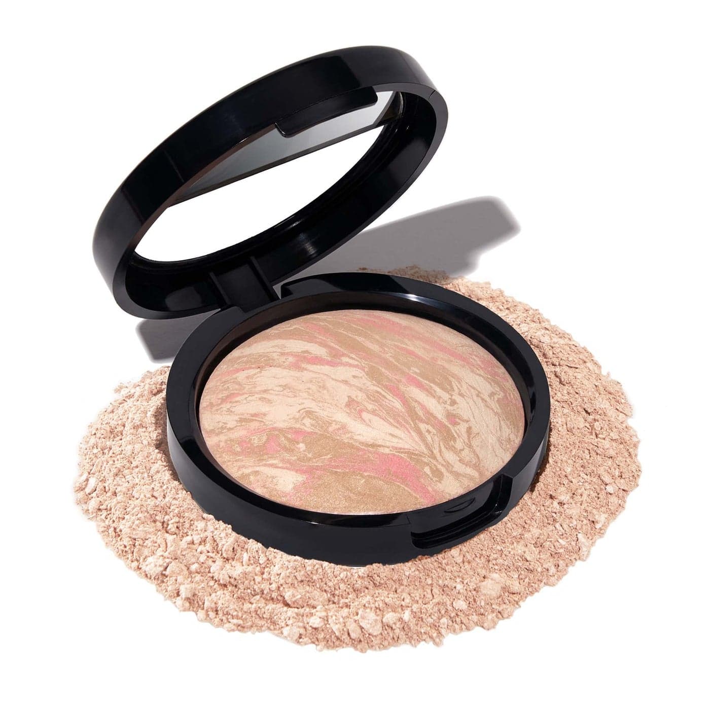 LAURA GELLER NEW YORK AwardWinning Baked BalancenBrighten Color Correcting Powder Foundation Porcelain Buildable Light to Medium Coverage DemiMatte Natural Finish