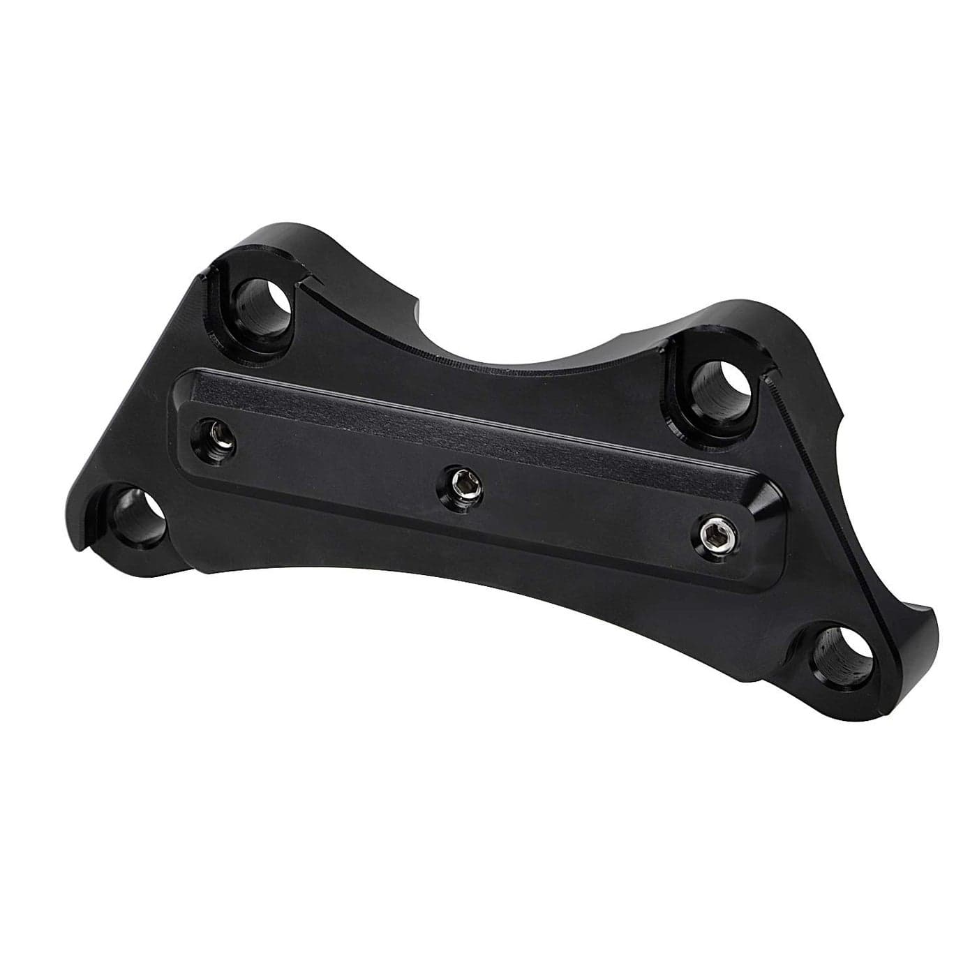 XMMT Black Motorcycle Handlebar Clamp 1 Handlebar Risers Top Clamp for Harley Touring Models 19972023